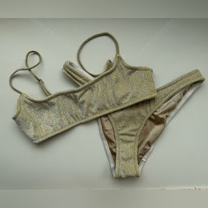 Gold Traingl Bikini